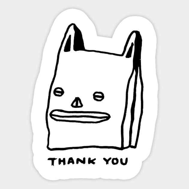 Thank You Sticker by garbage_party